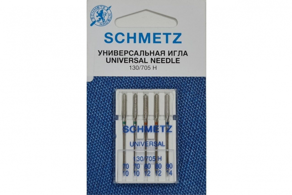 Иглы Schmetz универсальные (70x2, 80x2, 90x1), 5 шт в Апатитах