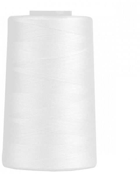 Нитки Sewing Thread 40/2 5000 ярд. цвет - белый 100% п/э в Апатитах