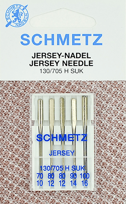 Иглы Schmetz джерси 130/705 H SUK (70x1, 80x2, 90x1, 100x1) 5 шт в Апатитах